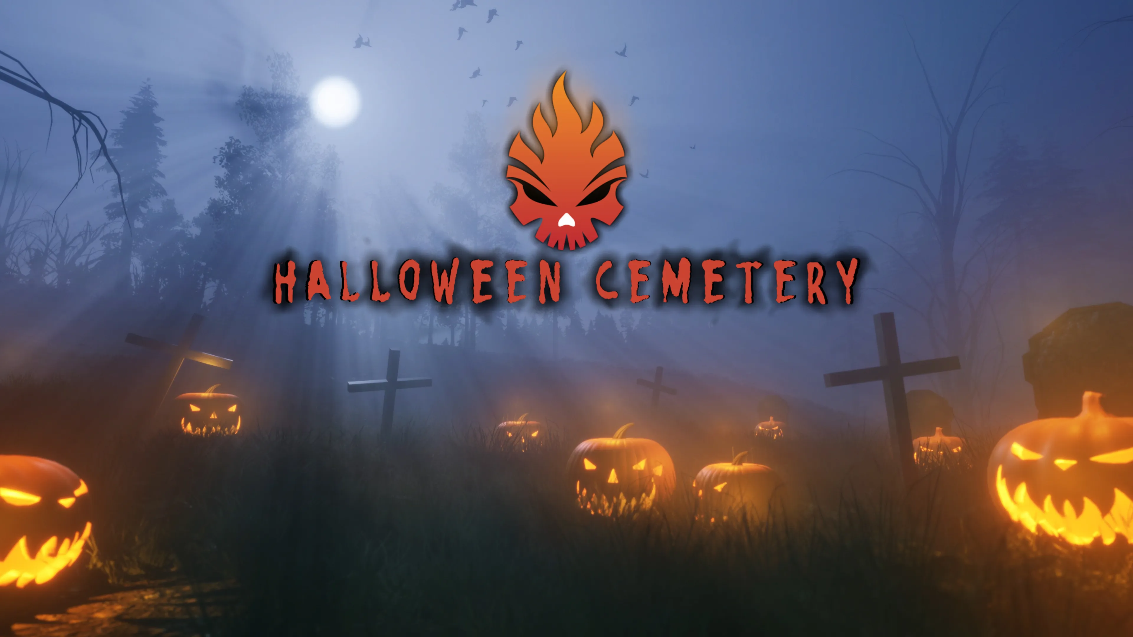 Halloween Cemetery poster